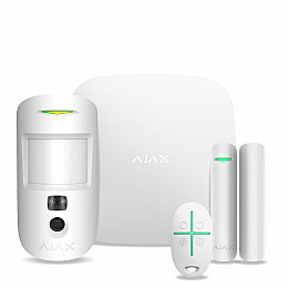 Комплект охоронної сигналізації Ajax Starter Kit Cam White