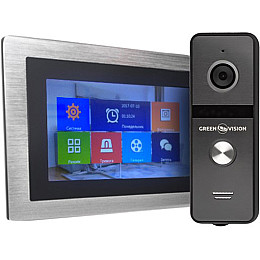 Комплект відеодомофона Green Vision GV-056+GV-003
