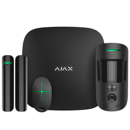 Комплект охоронної сигналізації Ajax Starter Kit Cam Plus B