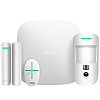 Комплект охоронної сигналізації Ajax Starter Kit Cam Plus W