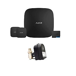 Комплект сигналізації Ajax і кран з електроприводом Honeywell 220 One