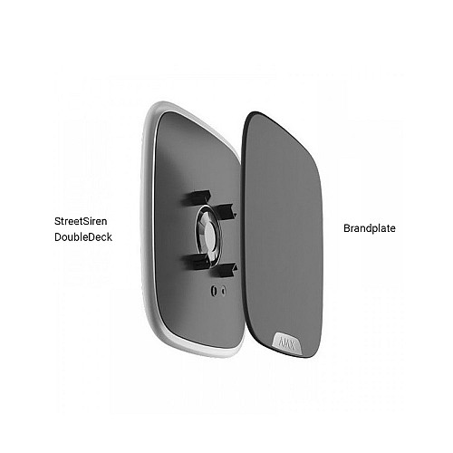 Фронтальная панель Brandplate к StreetSiren DoubleDeck (10шт) черная