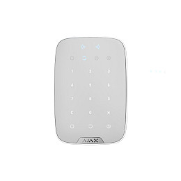 Беспроводная сенсорная клавиатура Ajax KeyPad Plus белая