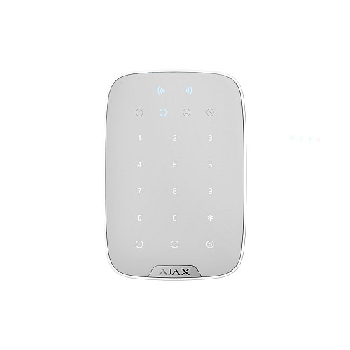 Беспроводная сенсорная клавиатура Ajax KeyPad Plus белая