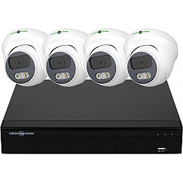 Комплект відеонагляду Green Vision GV-K-E35/04 5MP
