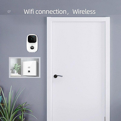 Домофон с двусторонней связью Smart Pro WiFi Smart Doorbell Tuya обнаружение движения и работа через приложение
