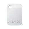 Защищенный бесконтактный брелок Ajax Tag white для клавиатуры KeyPad Plus