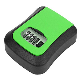 Антивандальний зовнішній міні сейф для ключів Gerui KS-03, з кодовим замком, настінний, Зелений