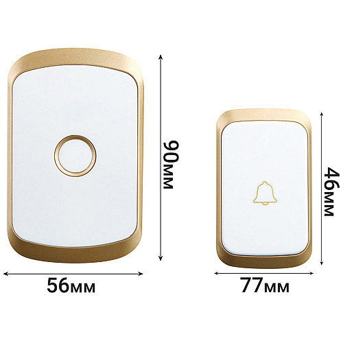 Дверной звонок беспроводной Digital Lion WDB-01 300 м Золотой