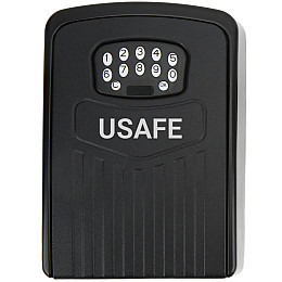 Електронний міні сейф для ключів uSafe KS-10 Bluetooth Чорний