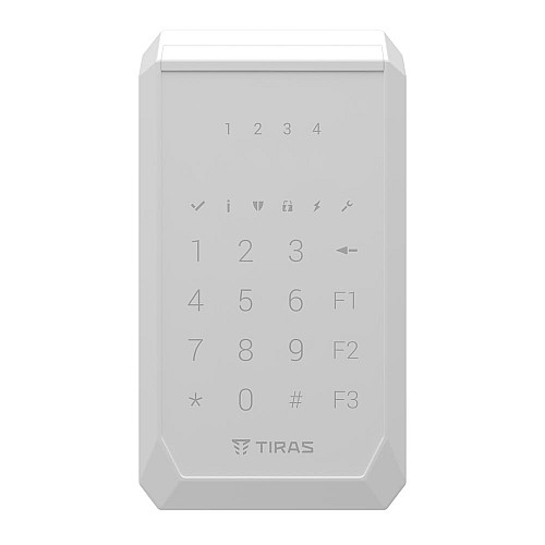 Клавіатура Tiras Technologies K-PAD4 біла