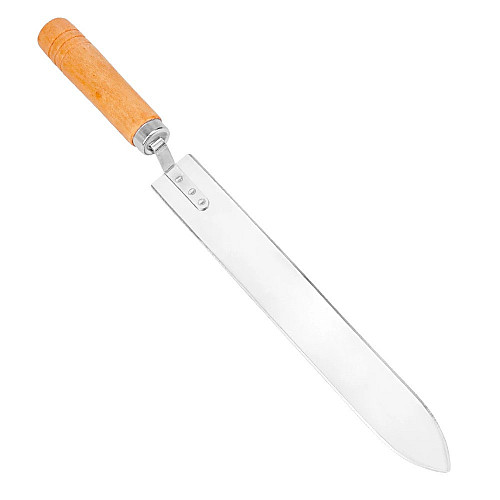 Нож пасечный Lesko UT-022 с деревянной ручкой для резки вощины (10958-60457)