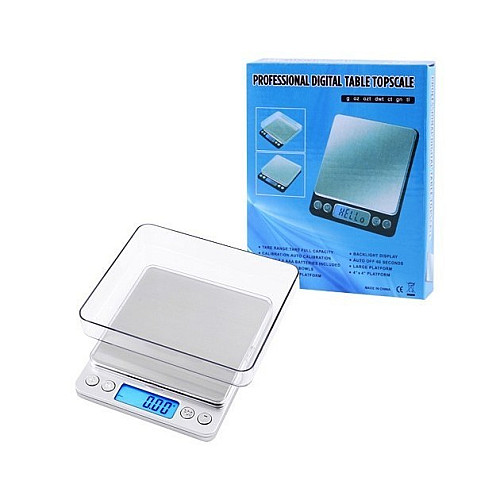 Веси ювелірні настільні з великою платформою Professional Digital Table Topscale 6295 - 500 г 0.01 г