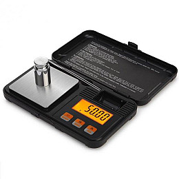 Веси ювелірні CX-Series Pocket Scale на 200 г 0.01 г з гирею 50 г і пінцетом