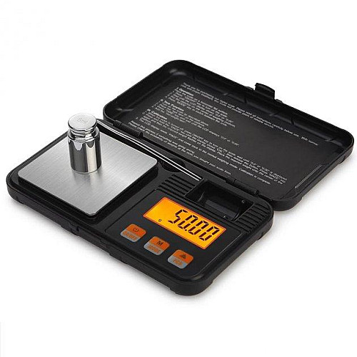 Весы ювелирные CX-Series Pocket Scale на 200 г 0.01 г с гирей 50 г и пинцетом