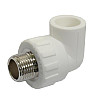 Угол PP-R Santan 20х1/2" з зовнішньою різьбою, білий