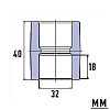Муфта PP-R Wavin 32 мм