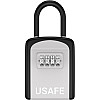 Подвесной металлический мини сейф для ключей с крючком и паролем uSafe KS-05s Серый