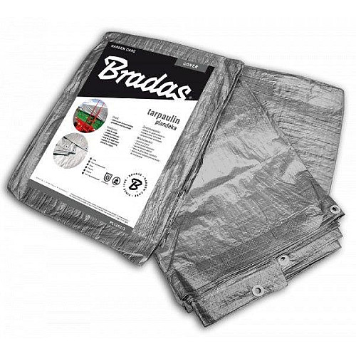 Тент високої міцності GRAY 200 г/м² 2x3м Bradas