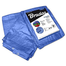 Тент посилений BLUE 60 г/м² 1,5х8 м 60г Bradas