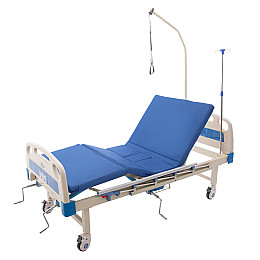 Медична ліжко 4 секційна MED1-C15 (стандартна) з туалетом (MED1-C15 (стандартне))