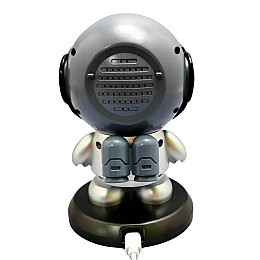 IP камера відеоспостереження RIAS Smart Robot (iCam365 APP) Wi-Fi 3MP Чорний-Сірий