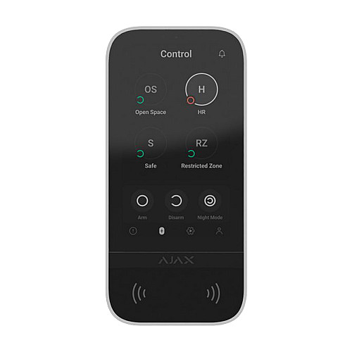 Клавіатура Ajax KeyPad TouchScreen бездротова з сенсорним екраном