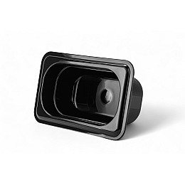 Гастроемкость из полипропилена One Chef 1/9 65 мм Черная