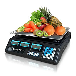 Весы торговые Bitek BT-208TP до 55 кг Black