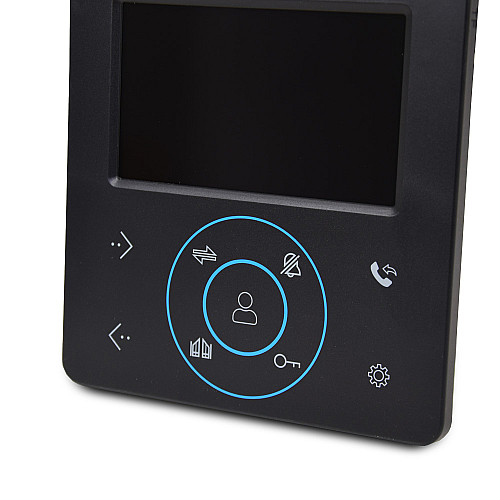 Комплект відеодомофона та відеопанелі BCOM BD-480 Black Kit