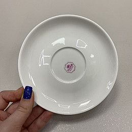 Блюдце фарфоровое гладкое 14,5 см Tudor TU2625