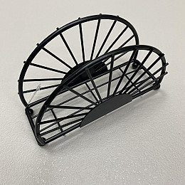 Салфетница металлическая Loft 15х5х9.5 см Stenson R88750 черный