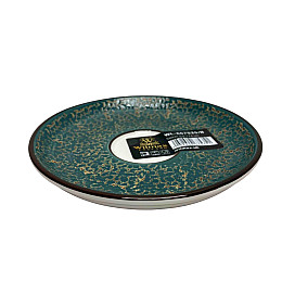 Блюдце фарфоровое 14 см Wilmax Spiral Green WL-667535