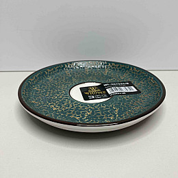 Блюдце фарфоровое 14 см Wilmax Spiral Green WL-667535