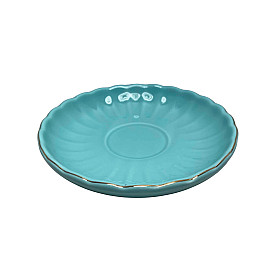 Блюдце фарфоровое 15 см Stenson YG00932-B Blue