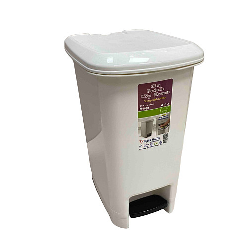 Контейнер для мусора 10 л с педалькой Ucsan Plastik M-1050