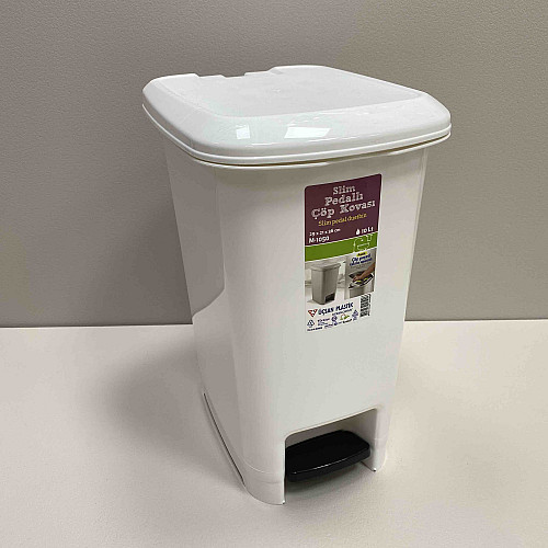 Контейнер для мусора 10 л с педалькой Ucsan Plastik M-1050