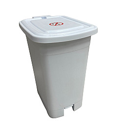 Контейнер для мусора пластиковый 8 л с педалькой Ucsan Plastik 344