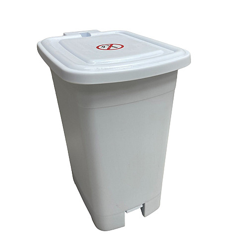 Контейнер для мусора пластиковый 8 л с педалькой Ucsan Plastik 344