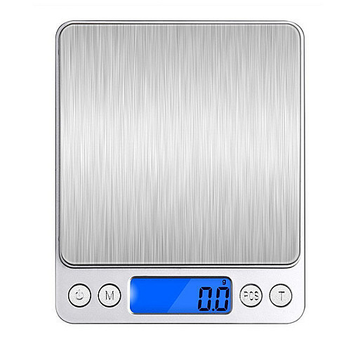 Весы электронные Matarix MX-464 с двумя чашами 3000/0.1 г Silver