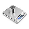 Весы электронные Matarix MX-464 с двумя чашами 3000/0.1 г Silver