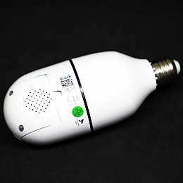 IP-камера видеонаблюдения UKC SQ02 E27 Wi-Fi White