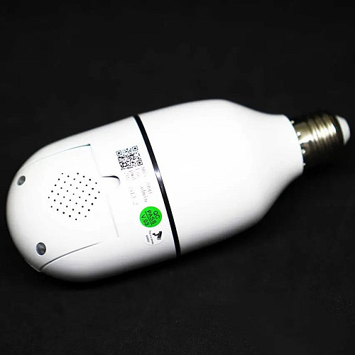 IP-камера відеоспостереження UKC SQ02 E27 Wi-Fi Білий