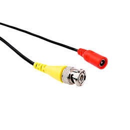 Кабель видеонаблюдения GreenVision GV-BNC DC 40 м 4 мм