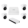 Комплект видеонаблюдения на 4 камеры GreenVision GV-IP-K-W95/4 5MP