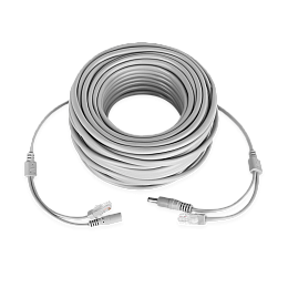Патчкорд комбинированный по витой паре GreenVision GV-RJ-45 DC-20 м