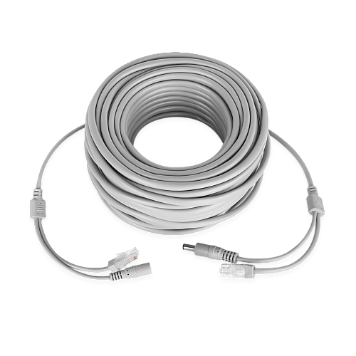 Патчкорд комбинированный по витой паре GreenVision GV-RJ-45 DC-20 м