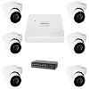 Комплект відеонагляду на 6 камер GreenVision GV-IP-K-W76/06 5MP