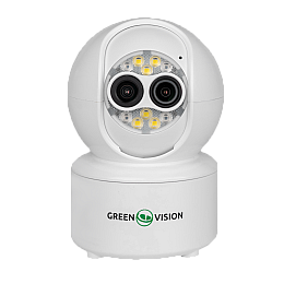 Бездротова поворотна камера два об'єктива GreenVision GV-193-GM-DIG40-10 5х PTZ