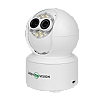 Бездротова поворотна камера два об'єктива GreenVision GV-193-GM-DIG40-10 5х PTZ